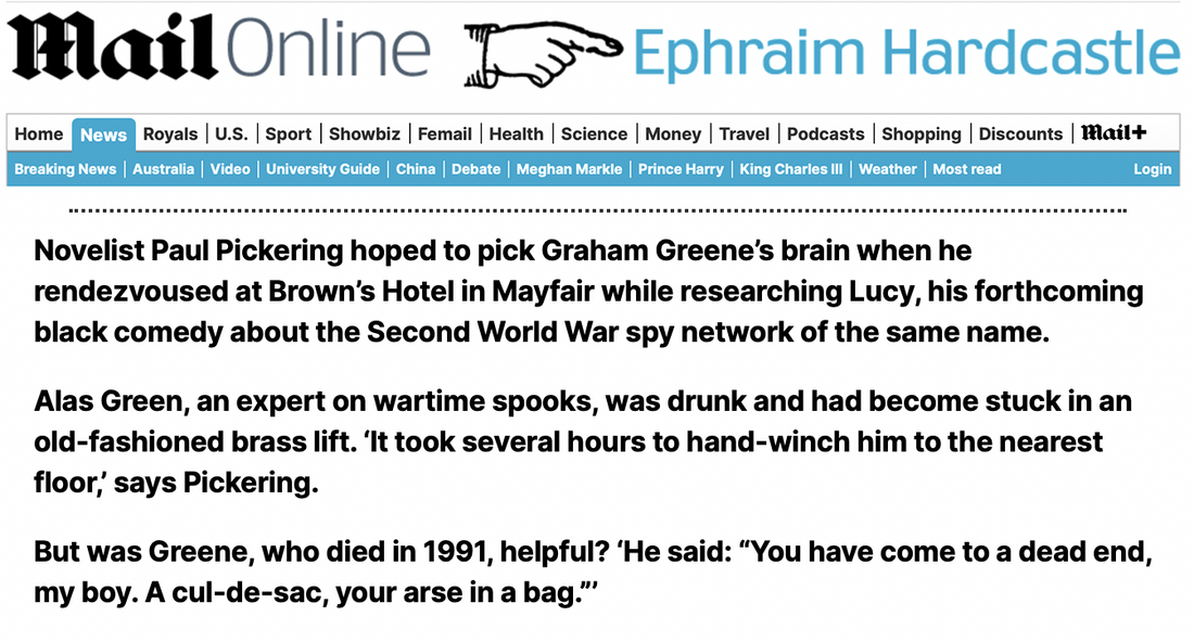 Daily Mail welcomes Paul Pickering’s “Lucy”